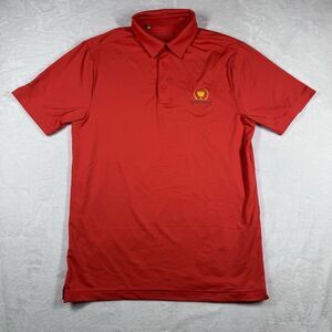 Under Armour Shirt Mens‎ Small Read Presidents Cup Logo Golf Polo S/S